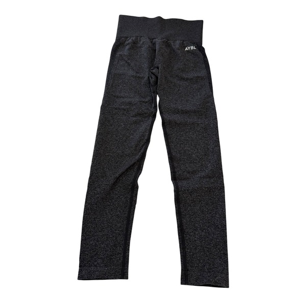 AYBL Pants - AYBL Balance V2 Seamless Leggings Charcoal Grey Marl XS High Waisted Gym Yoga